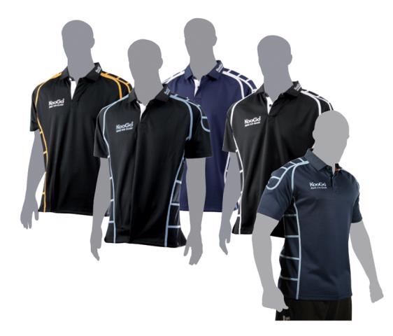 Kooga Match Piped Rugby Shirt. 